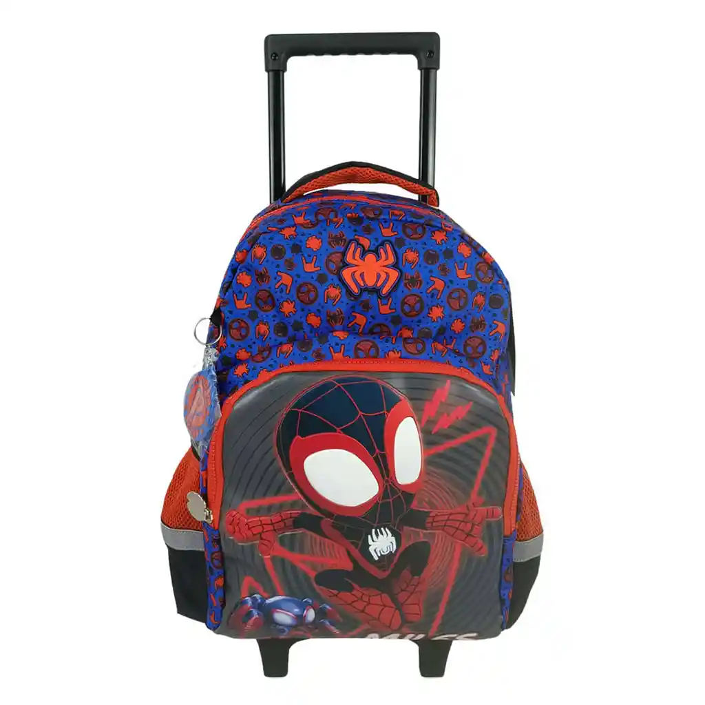Morral Premium Con Ruedas Grande Spidey Miles