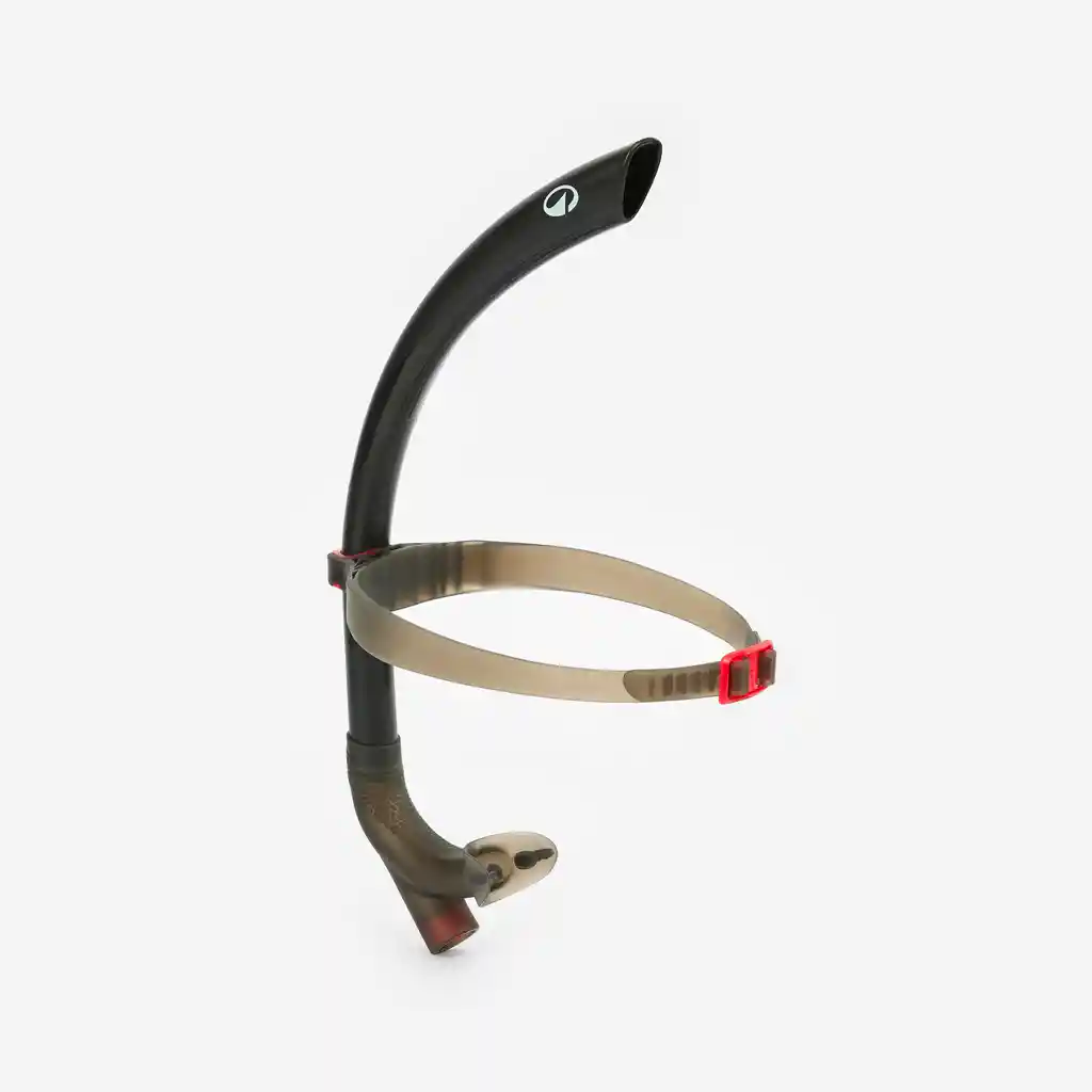 Snorkel Frontal Natación M/l Negro-rojo