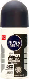 Nivea Men Antitranspirante Black & White Invisible Roll-On