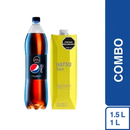 Combo Pepsi Sin Azúcar + Hatsu té Amarillo