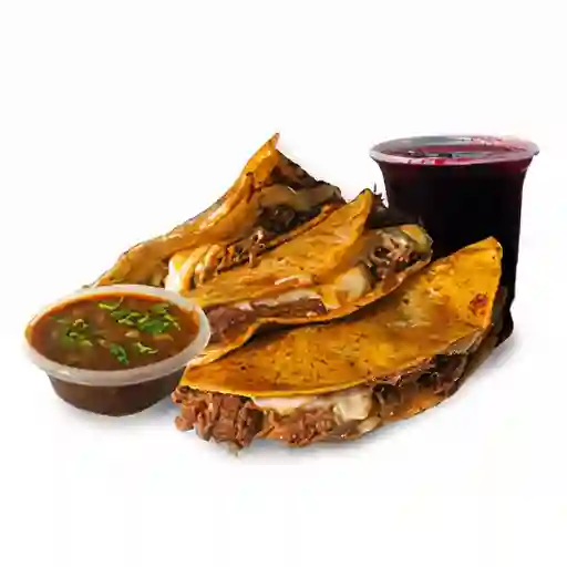 Combo quesabirrias (tacos)