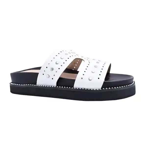 Sandalias Plataforma Pia Blanco Talla 40