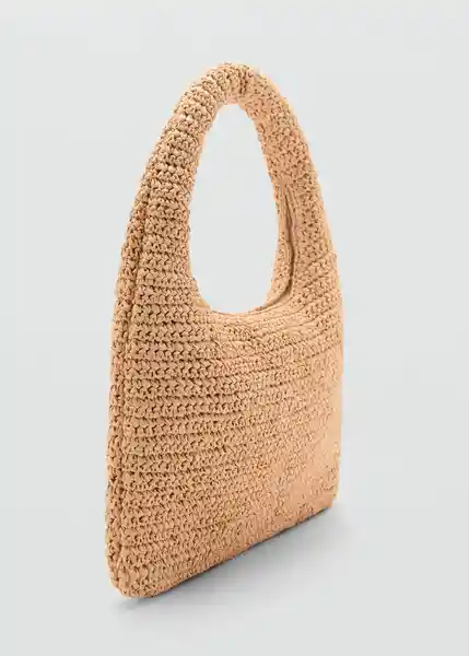 Bolso M Brek Beige Talla 99 Mujer Mango