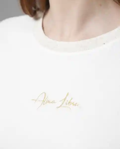 Camiseta Mujer Crudo Talla S 209G104_CRU110604 Rifle