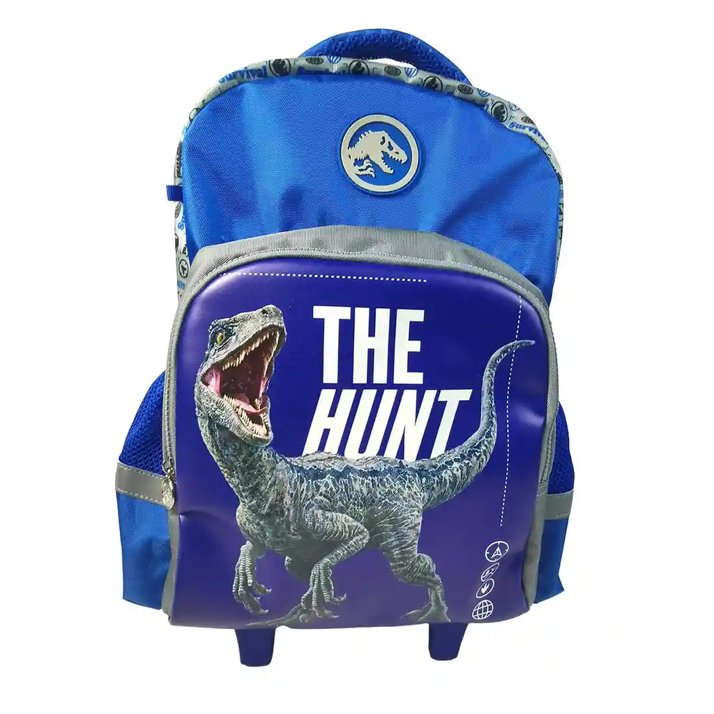 Morral Premium Con Ruedas Grande Jurassic World The Hunt