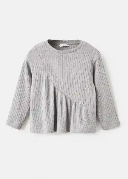 Camiseta Puntiset Gris Medio Vigoré Talla 97 Niñas Mango