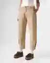 Pantalón Mujer Beige Talla 8 632G001_BEI151215