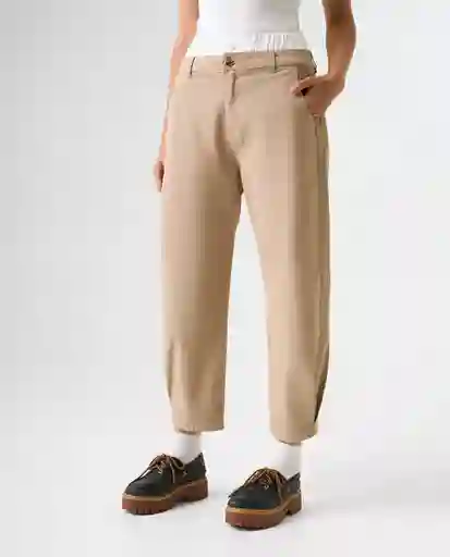 Pantalón Mujer Beige Talla 8 632G001_BEI151215