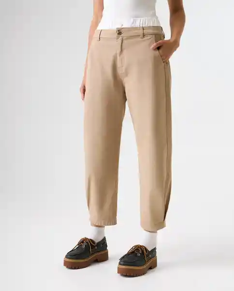 Pantalón Mujer Beige Talla 8 632G001_BEI151215