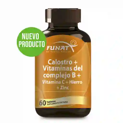 Funat Suplemento Dietario Calostro + Vitaminas Del Complejo B