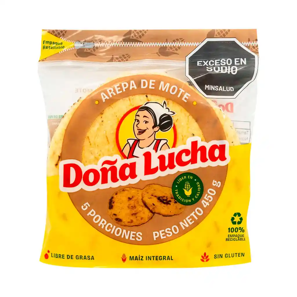  Arepa De Mote Doña Lucha 