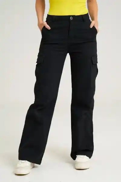 Pantalón Zamolo Color Negro Talla 10 Ragged