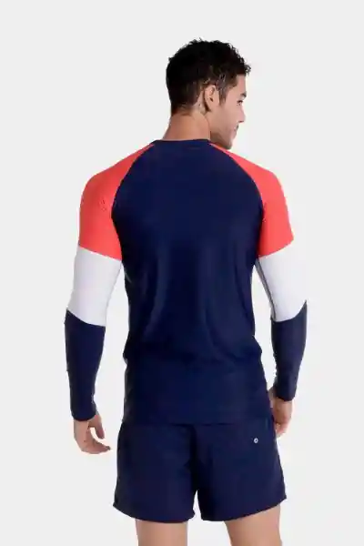 Camiseta Manga Larga Sunshine Risk Block Jet Hombre T. M Speedo