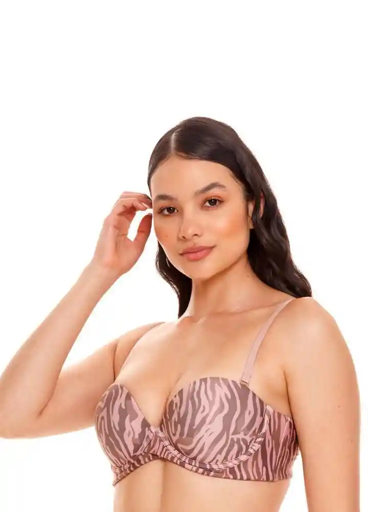 Brasier Realce Medio Strapless 36b - Palodrosa