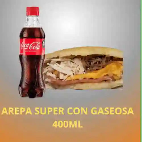 Arepa Super más Cocacola 400