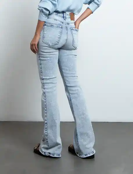 Jean Mujer Azul Índigo Medio Talla 12 493F053 Naf Naf