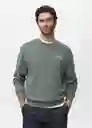 Buzo Sudadera Seoul Verde Talla M Hombre Mango