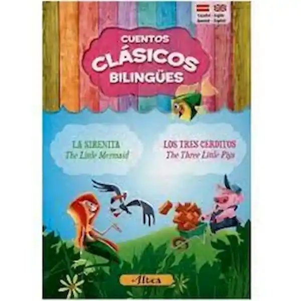 Altea Libro Clásicos Bilingues - Sirenita / Tres Cerditos -
