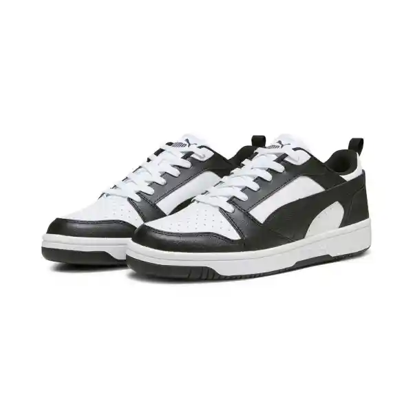 Puma Tenis Rebound V6 Low Lifestyle Hombre Blanco Talla 9