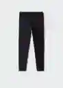 Leggings Elio Negro Talla 08 Niñas Mango