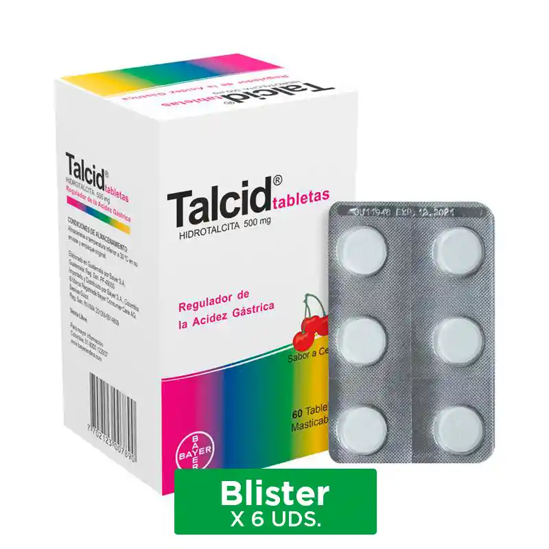 Talcid Cereza Blister