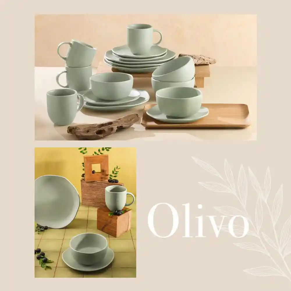 Plato Hondo Olivo Corona Pl1823123112