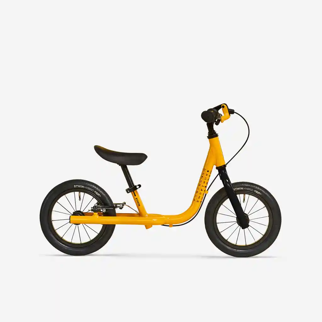 Bicicleta Sin Pedales Para Niños de 2 a 4 Años Btwin Hyc900 Amarillo