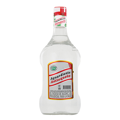 Antioqueno Aguardiente Rojo En Liquor Exito Bogota