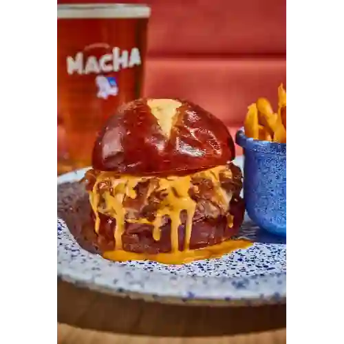 Combo Macha Burger + Birra