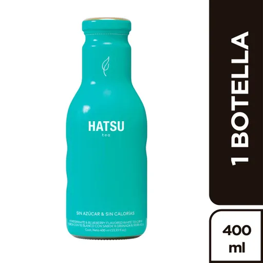 Hatsu Té Blanco Sabor Granada y Mora Azul