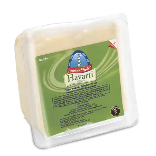 Queso Havarti Ammerlander Tajado