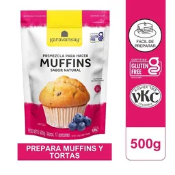 Karavansay Premezcla para Muffins Sabor Natural