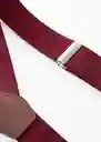 Tirante Suspende Burdeos Talla 99 Hombre Mango