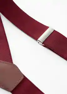 Tirante Suspende Burdeos Talla 99 Hombre Mango