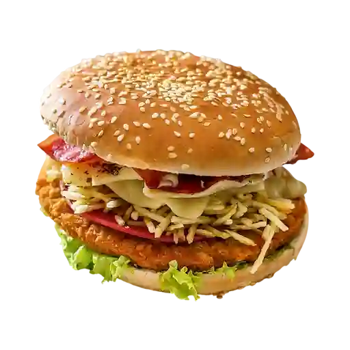 Hamburguesa de Pollo Apanado