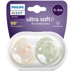 Chupo Entretencion Ultra Soft Tucan/hoja Avent Scf091/07