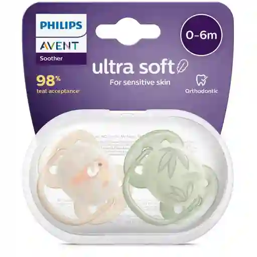 Chupo Entretencion Ultra Soft Tucan/hoja Avent Scf091/07
