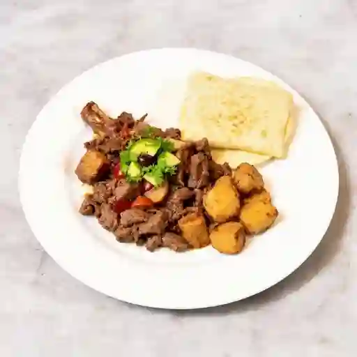 Fajitas de carne sencillo