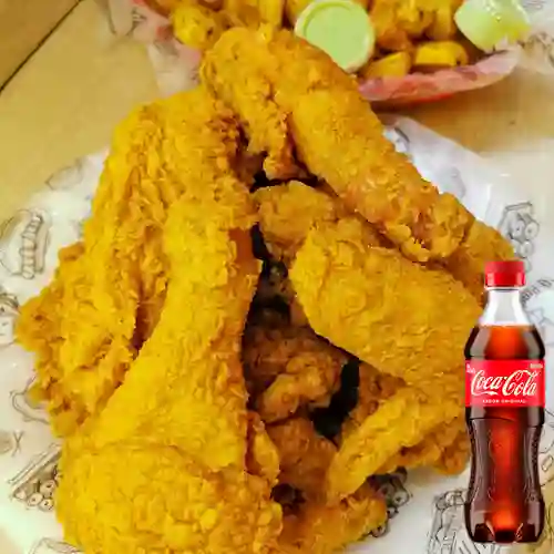 Combo 1 Pollo Apanado + Coca Cola Original 400 ml