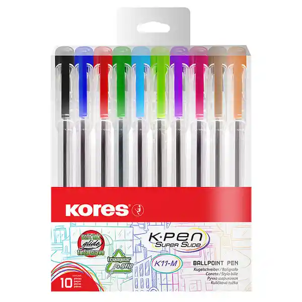 Kores Bolígrafo Colores Fancy K11 M