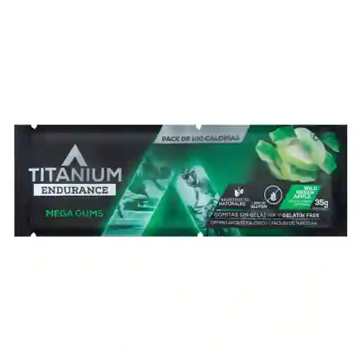 Gomitas Energéticas Sabor a Manzana Verde Titanium