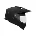 Forzza Casco Doble Propósito Solid Negro Mate ZZ120 Talla XL