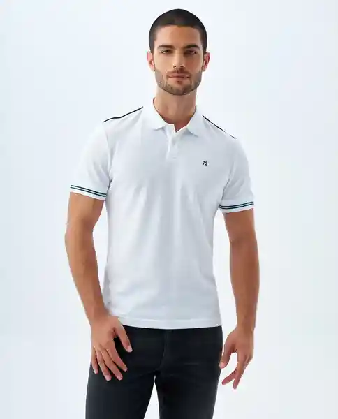 Camiseta Hombre Blanco Talla M 809f005 Americanino