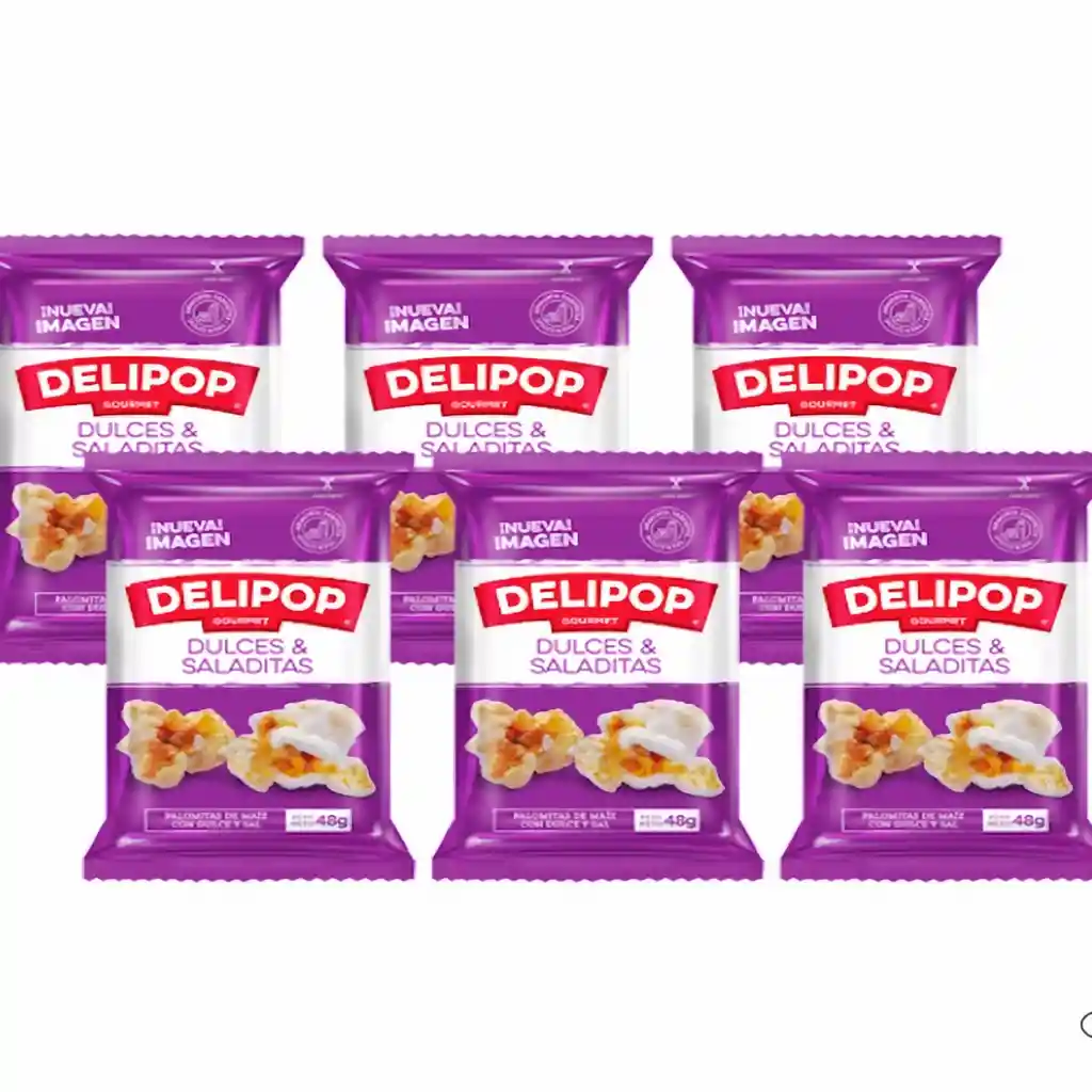 Delipop Pack Palomitas de Maíz Dulces Mini