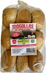 Naruna Foods Mogollas de Harina de Arroz con Bocadillo
