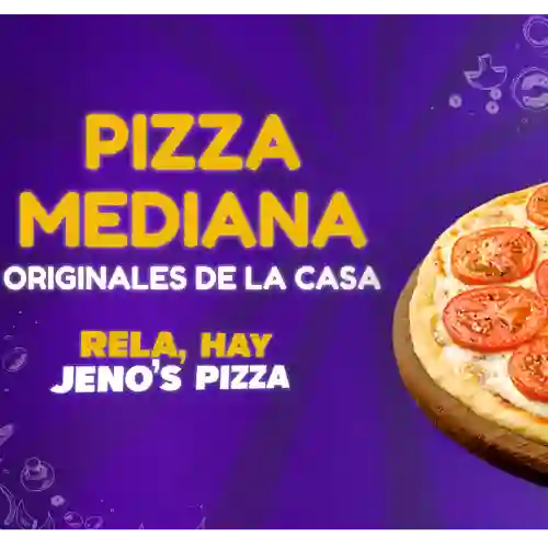 Pizza Mediana por Mitades de 8 Porciones
