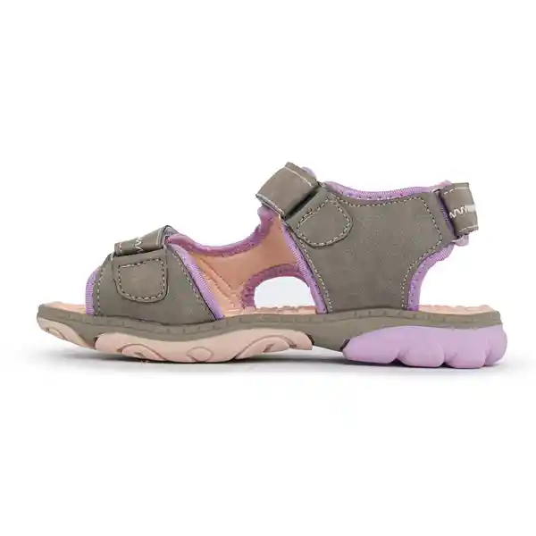 Los Gomosos Sandalias Neko Niña Fucsia Plata Talla 29