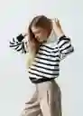 Suéter Tejido Mujer Crudo Marfil Claro M 481G069 Naf Naf