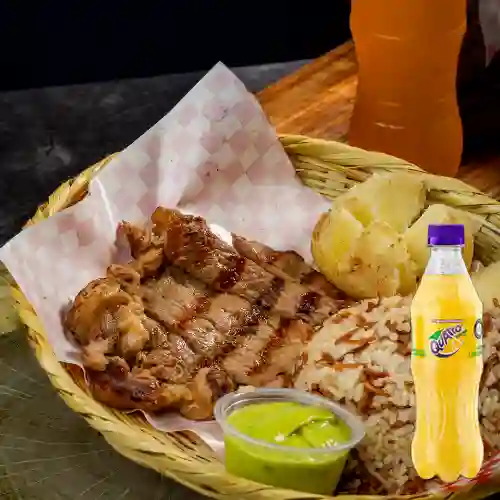 Combo Arroz Churrasco + Quatro Original 400ML