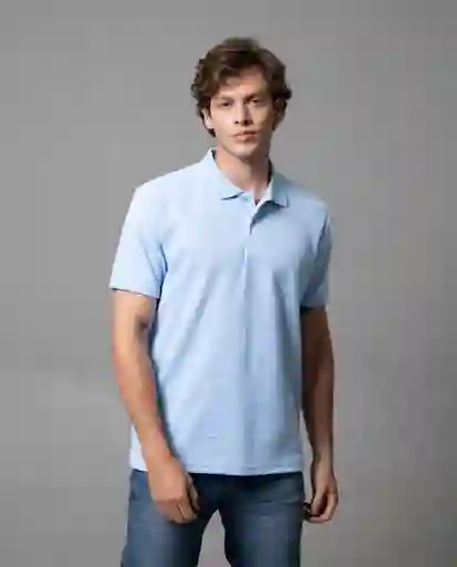 Camiseta Polo Hombre Azul XL 191G102_AZU154030 Rifle